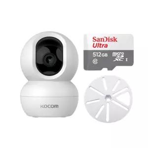 코콤 KTC-Z30 홈캠+512GB+원판 브라켓 세트 초고화질 스마트폰 홈카메라