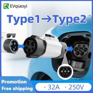 타입1에서 전기자동차 어댑터 32A 커넥터 SAE J1772 소켓 충전용입니다