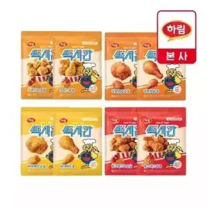 맥시칸 대용량 치킨 2종 순살 봉 크리스피, 핫크리스피, 허니버터, 갈릭양념