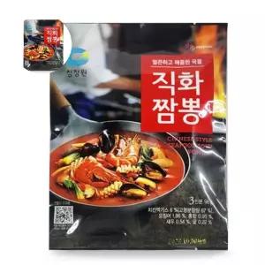 즉석요리 쿨샵 청정원 직화짬뽕분말 불맛 육수 3인분