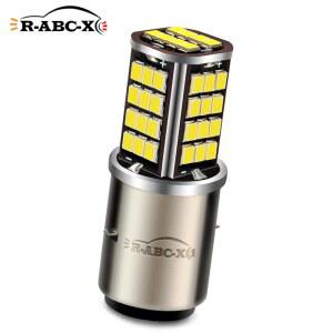 호환 흰색 오토바이 오토바이 H6 라이트 6V 12V BA20D Bixenon 빔 2835 56smd LED 오토바이 스쿠터 ATV 램프 전구 알루미늄