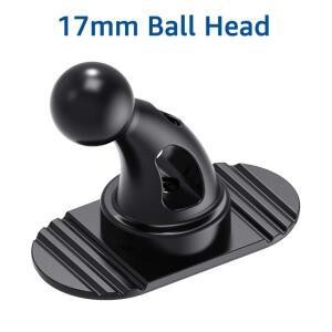 17mm 볼 헤드 베이스 자동차 대시보드 휴대폰 거치대 범용 스티키 고정형 차량용 핸드폰 GPS 브래킷 크래들