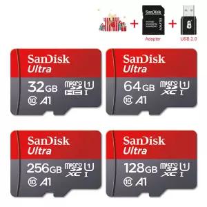 메모리 카드 512GB 100 메가바이트/초 마이크로 sd UHS-1 플래시 Microsd 리더 어댑터