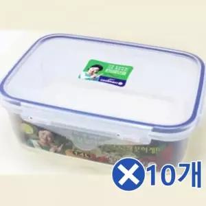WL 직사각 밀폐용기-1.4Lx10개 냉장고정리 반찬통 된장통 WFLPRQU