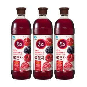 홍초 복분자 1.5L 3병