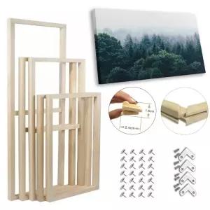DIY 목재 프레임 키트, 캔버스 유화 바, 다이아몬드 페인팅 벽 아트 프레임용, 40x60, 50x70, 60x90, 60x12