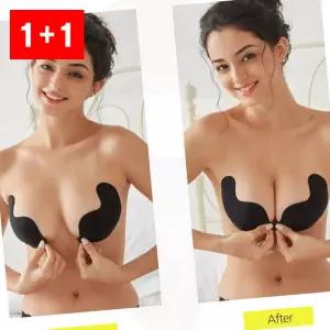 웨딩브라 누드 가슴골 끈없는 비키니 실리콘 붙이는 속옷