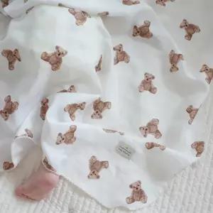 [롯데백화점]머쉬룸메이트 곰돌이 인견블랭킷 키즈사이즈