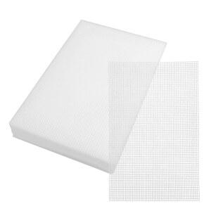 36PCS 4캔 플라스틱 캔버스 시트 11.8 X 7.9 인치 흰색 메쉬 자수용 뜨개질 크로셰 아크릴 실 공예 DIY 수족관 칸막이 니들포인트