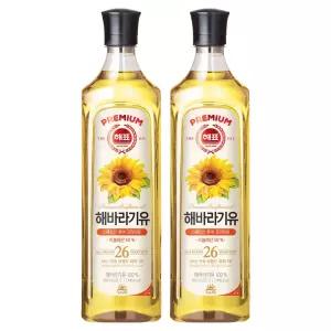 (1+2) 해표 해바라기유, 900ml, 2개 3Set
