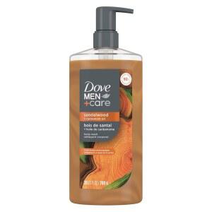 DOVE 남성 보습 바디워시 남성용 피부과 1위 설페이트 프리 파라벤 염료 샌달우드 카다멈 오일 26온스