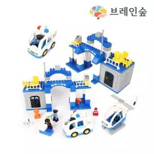 유치원 유아 교육기관 경찰놀이 블록 102p 베베블록 손주선물 소꿉놀이 두돌아기