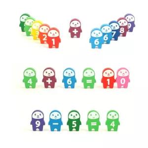 뺄셈 덧셈 곱샘 나눗셈공부 숫자도미노 30p 쌓기놀이 유치원 아동발달센터 유아용 3살