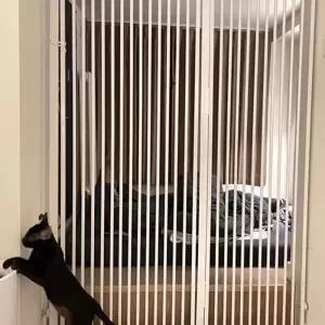 방묘문 2m 고양이 안전 케이지 현관 울타리 도어 강아지