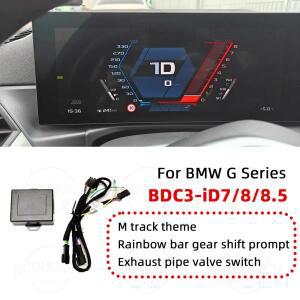 BMW G 섀시 시리즈 BCD3 iD7 iDrive 8/8.5 M 클러스터 스포츠 스타일 계기판 테마 에뮬레이터 G20 G30용 트