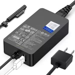 102W Surface Charger UL에 등재된 Microsoft Book 3/2/1 Laptop Studio Pro 10/9/8/7+/7/6/5/4/3