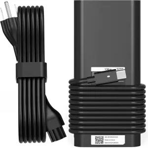 WZXHU 130W USB C 노트북 충전기 Dell XPS 15 17 2in1 9575 9500 9700 정밀도 5530 5550 5750 3560 위도