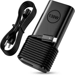 Dell 130W 노트북 충전기 USB C 슬림 어댑터 교체 - XPS 17 15 7590 9700 9500 9510 정밀도 5560 3560 5540