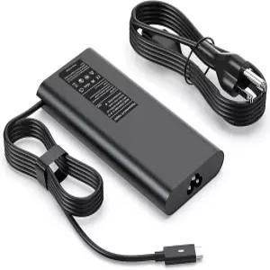 130W USB C 노트북 충전기 Dell 90W 65W XPS 15 16 17 9500 9510 9520 9530 9575 2-in-1 9640 9710 9720