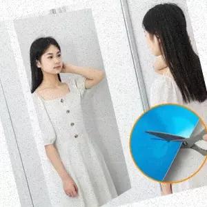 실내 공간 생활 불편 리폼 인테리어 방수 점착식 셀프 부착 거울 필름 시트지