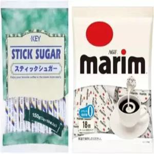 아마존 슈가 밀크 세트 키 커피 스틱 3g x 1봉지 마림 부분 4.5ml 18 2봉지