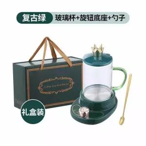 소형 미니 약탕기 사무실 고붕소유리350ML 600ml 그린 멀티 도구 받침대