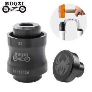 MUQZI 자전거 포크 먼지 실란트 설치 도구 (32mm 34mm 36mm 파이프 직경 서스펜션 오일 드라이버
