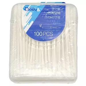 전자 담배 내부 부드럽게 청소 크리너 면봉 100입 9개