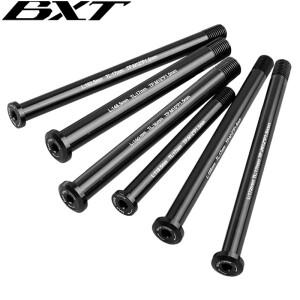 BXT 합금 스루 액슬 꼬치 퀵 릴리스 휠 허브 산악 자전거 폴 부품 레버 Φ12 15mm
