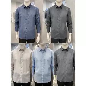 [트루젠]남성 긴팔 여름 LINEN 프리미엄 린넨 마혼방 구김적은 캐주얼 남방 정장 와이셔츠 5컬러_JK