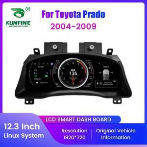 Toyota Prado 2004-2009 가상 계기판 속도계 조종석 미터 리뉴얼 용 12.3 