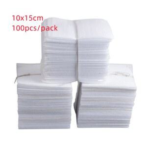 10X15CM100PCS 작은 보호 EPE 흰색 색상 버블 시트 쿠션 절연 포장 재료