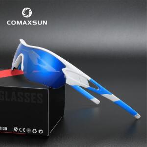 Comaxsun 편광 스포츠 수 선글라스 도로 사이클링 안경 산악 자전거 승마 보호 고글 5 Len 816 운동 용품