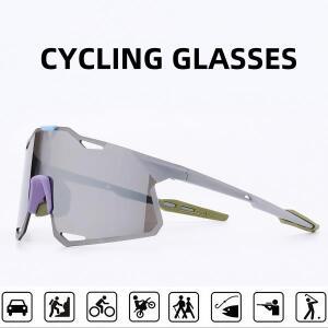 사이클링 안경 자전거 선글라스 수 UV400 스포츠 MTB 야외 고글 암 멀티 컬러 라이딩 렌즈