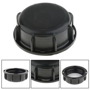 1pcs 1000L IBC 물 탱크 커버 뚜껑 캡 밸브 부품 액체 검정색 폴리 프로필렌 정원 관개 연결 도구
