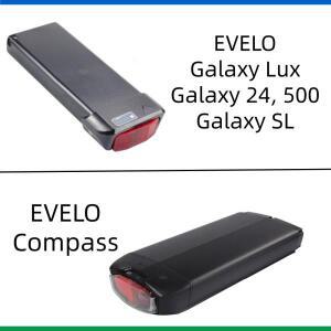 EVELO 전기자전거 36V 13Ah 48V 11.6V 리어랙 배터리 Galaxy Lux & 24 500 SL