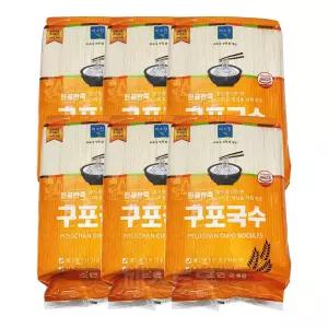 미소찬 진공반죽 구포국수 소면 3kg 6개