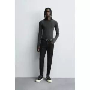 ZARA JEANS SKINNY CROPPED FIT - 블랙