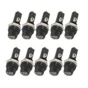 휴즈홀더 퓨즈 5X20MM 12MM 구멍용 패널 홀더 250V10A 상품 스크류 전기