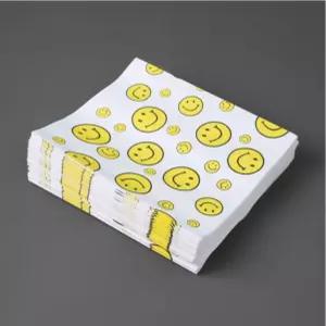스마일 M형 페이퍼백 90p 세트 17x20cm 선물 답례품 포장 종이 봉투 포장용 종이백 포장지