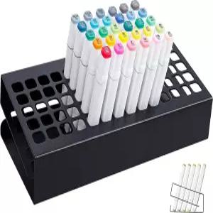 책상용 MyLifeUNIT 70홀 마커 정리함 금속 멀티 레벨 홀더 색연필용 펜 보관함 페인트 브러시용