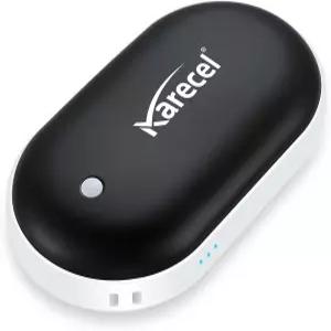 카렐 충전식 핸드 워머 5200mAh 양면 4인치 풀 표면 열 전기 최대 11시간 휴대용 포켓 히터 남성 위한 기술