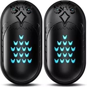 핸드 워머 충전식 6000mAh 전기 휴대용 히터 2팩 20시간 난방 핫 포켓 헌팅 장비 여성 남성 레이노 선물