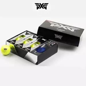 PXG 익스트림 투어 골프공 옐로우 3피스 12구 + 골프티 선물세트