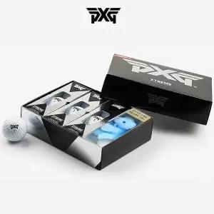 PXG 익스트림 투어 골프공 화이트 3피스 12구 + 곰돌이 티꽂이 선물세트