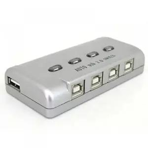 [COMS]고품질 TBZ Coms USB 공유기 4대1 USB 2.0 선택기 수동 스위치 및 프로그램 전환 방식 U2411 WFM0C0