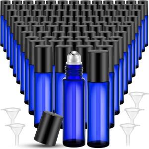 스테인레스 스틸 롤러 볼 병 향수 액체 및 에센셜 오일 메이크업 도구용 10ml 5 개