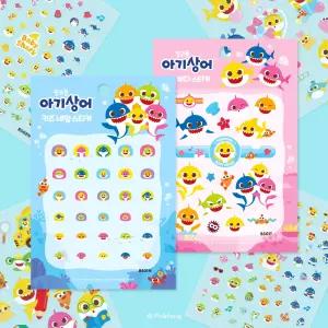 핑크퐁 아기상어 키즈 네일스티커바디스티커