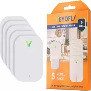 집 실내 리필 플라이 트랩 실내용 과일 파리 캐처 나방 모기 5팩 용 VYOFLY 그낫