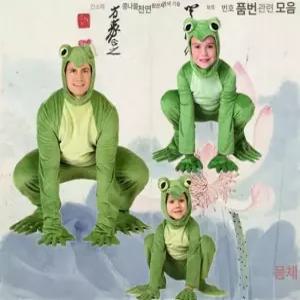 개구리 의상 할로윈 코스프레 분장복 연극복 아이 변신복 캐릭터 동물복